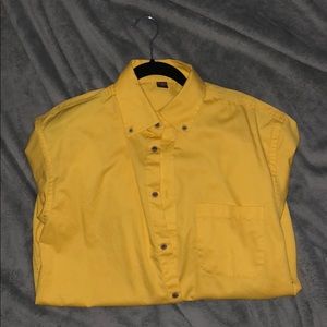Yellow/Gold Button Up